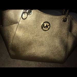 MK gold purse
